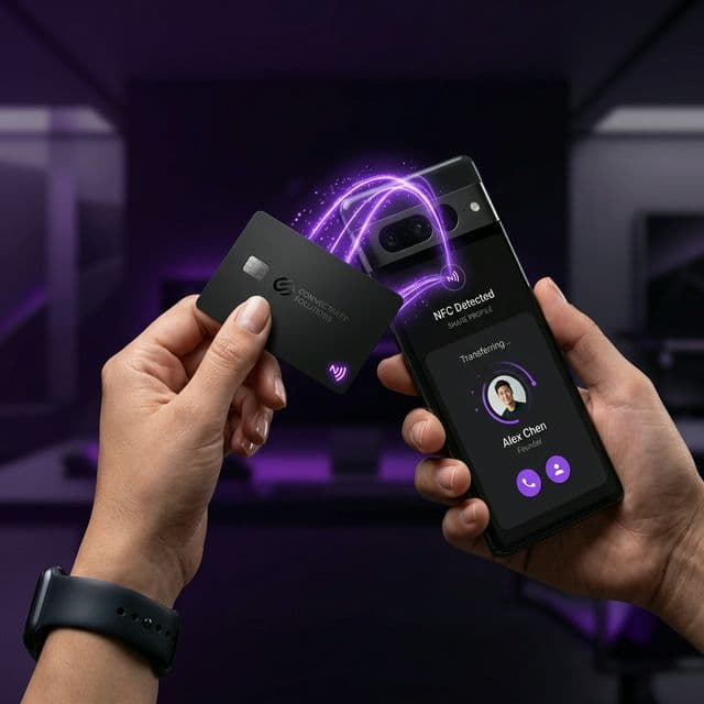 بطاقات NFC الذكية